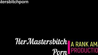 Kiwi milf sub slurps wine after master's messy spill.