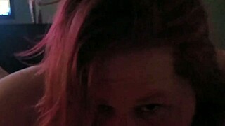 Passionate Blowjob from Redhead BBW Milf Bitchbratbbw