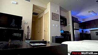 pervymother's outraged mom storms home for cum in pussy