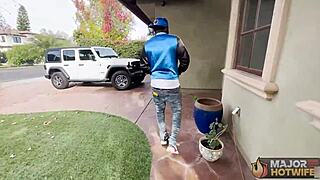 Redhead Busty Cougar Peaches Gets Her Wet Pussy Fucked By Rome Major!