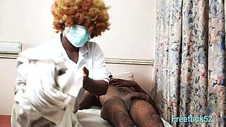Patient Falls for Seductive Female Doctor in Hospital Room. It Gets Rough!
