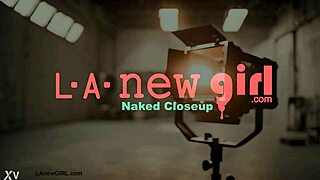 Striking Dark-Haired Stunner Boldly Shows Sexy Body In Casting