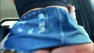 man, this slut rode my cock right in the middle of our trip!