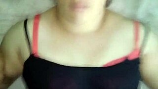 Latina milf sucks cock then gets fucked missionary on camera