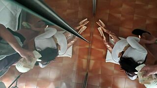 Petite 18+ MILF Sucks Cocks for Money with Big Cumshot