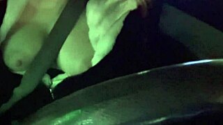 look at artemisia love flashing her big tits while driving