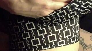 Stallion milker milf in lingerie, big ass outdoor with couple.