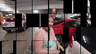 Trashy Kiwi Slut Flashes Body at Mall and Public Street