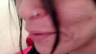 Colombian Latina Milf Sucks Nipples Outdoors Before Public Fucking