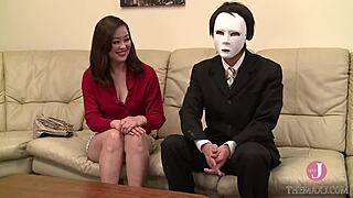 Husband watches my netorare AV act with Yoko. Intense! 😳