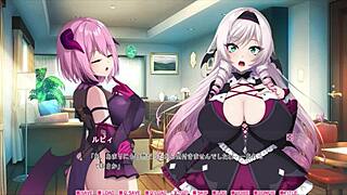 Three Beauties From Vrwold Kemonomimumma Mumma Vampire In My Roommate Gameplay 01