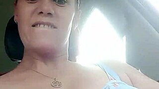 This compilation features public flashing, cum walks, and pussy play with big natural tits