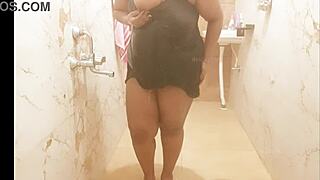 I sneakly show my big tits