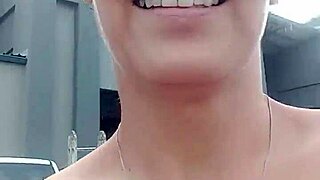 This compilation features public flashing, cum walks, and pussy play with big natural tits