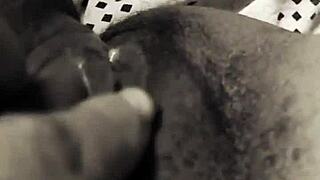 horny stepmom rubs her wet pussy all by herself