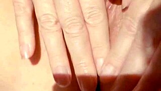 maturemons spreads hairless pussy for early morning fingering!