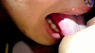 Asian Housewife In Cosplay Gets Seduced With Tongue Licking In 4k.