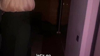 Pretty stranger with small waist surrenders to monster cock after bar encounter