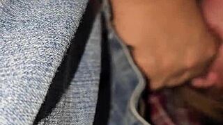 busty MILF gives FULL BLOWJOB at CONCERT in TRUCK