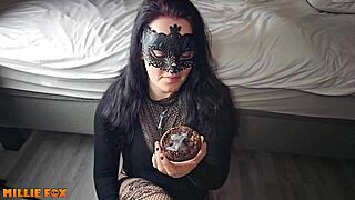amateur milf eats cum thick cum glazed muffin cum on food millie fox