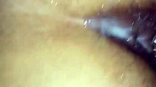 bbc teasing her creamy pussy 😏