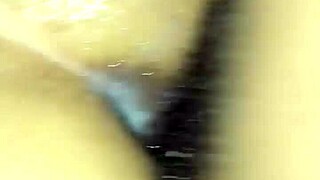 bbc teasing her creamy pussy 😏