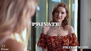 Lynna nilson and bonni gee eat from the same plate