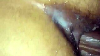 bbc teasing her creamy pussy 😏