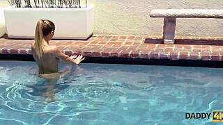 Amazing Blonde Seizes Chance for Mature Cock Experience