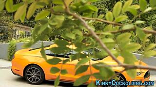 Milf Rides BBC And Cuckolds Caged Loser