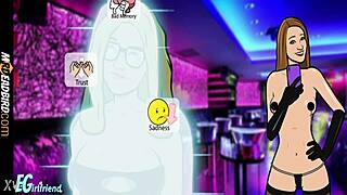 Strip club features mature lesbian dancing and striptease with clothes ripped