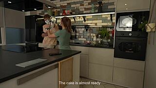 hot milf stepmom wants cock in her pussy instead of pie!