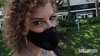 Chesty cougar sara jay pounds wet pussy riding