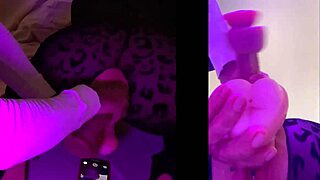 Slut wife enjoys anal slapping as violet dog.