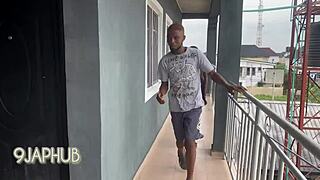 rough play with neighbor leads to hardcore fuck! bent over for big cock doggystyle and monster pounding.