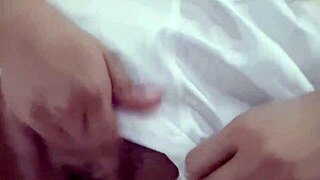 Horny Babe's Nipples Harden In Lingerie Orgasm