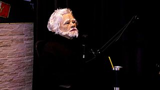 Belinha Baracho shows tits in sheer red outfit