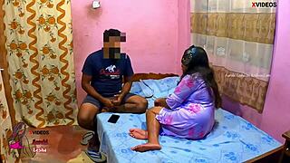 My stepmom called me to fuck her wet pussy while husband is away