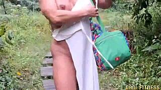 dani fitness hikes and gets fucked in nature