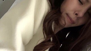 japanese milf's huge tits bounce during outdoor sex