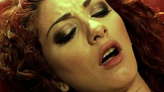 tattoed red milf enjoys big cock