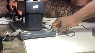 Pussy Machine Operator Squirts Huge