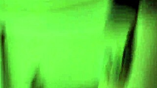 Brunette slutty whore fucked at bed with deepthroat and handjob