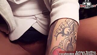 Is This Slender German Milf Fucking In Public