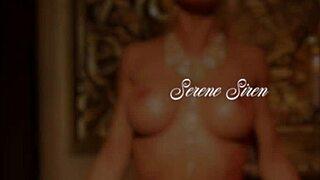 serene siren masturbating nude during yoga session?