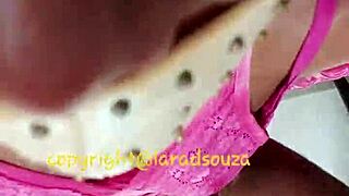 Indian Crossdresser Lara Dsouza Binds