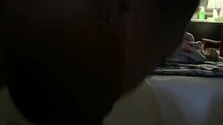 black sub swallows daddies cum orally