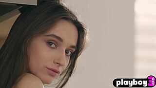 Petite Gloria Sol Boldly Undresses, Shows Big Tits In Striptease