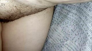 Gretala Flashes Pussy with Pubic Hair