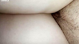 Gretala Flashes Pussy with Pubic Hair